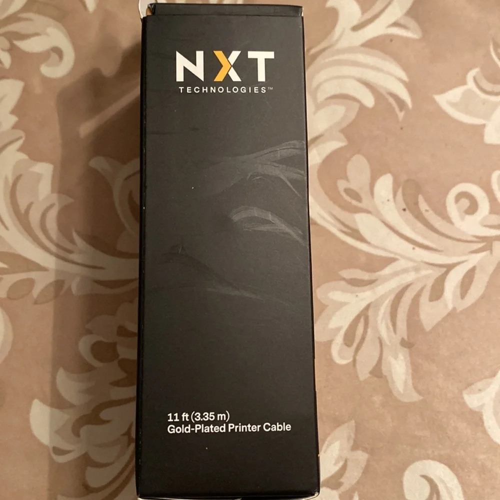 NWT 11 ft gold-plated printer cable